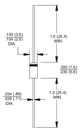 General Purpose Rectifier - 1N53 91 THRU 1N5399