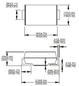 Schottky Barrier Rectifier - 1N5817 THRU 1N5819